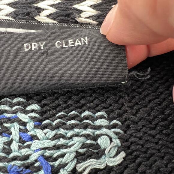 VTG BEREK Bergdorf Goodman New York Hand Knit Native American Themed Sweater M - Picture 7 of 8